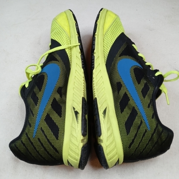 Men's Nike Zoom Fly 630915-704 Black Green Athleti - Picture 5 of 8